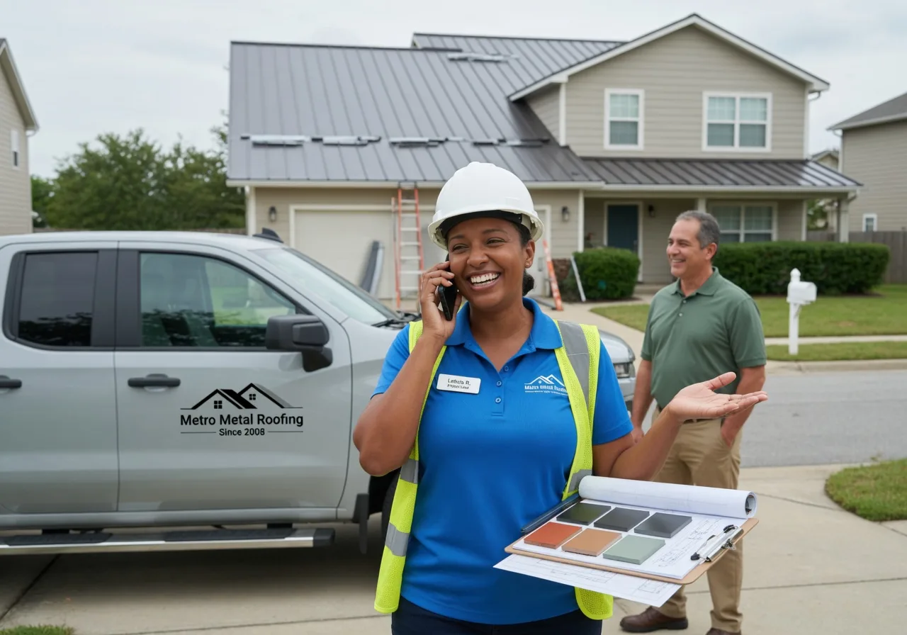 Storm Damage Metal Roof Repair in Apple Springs, TX